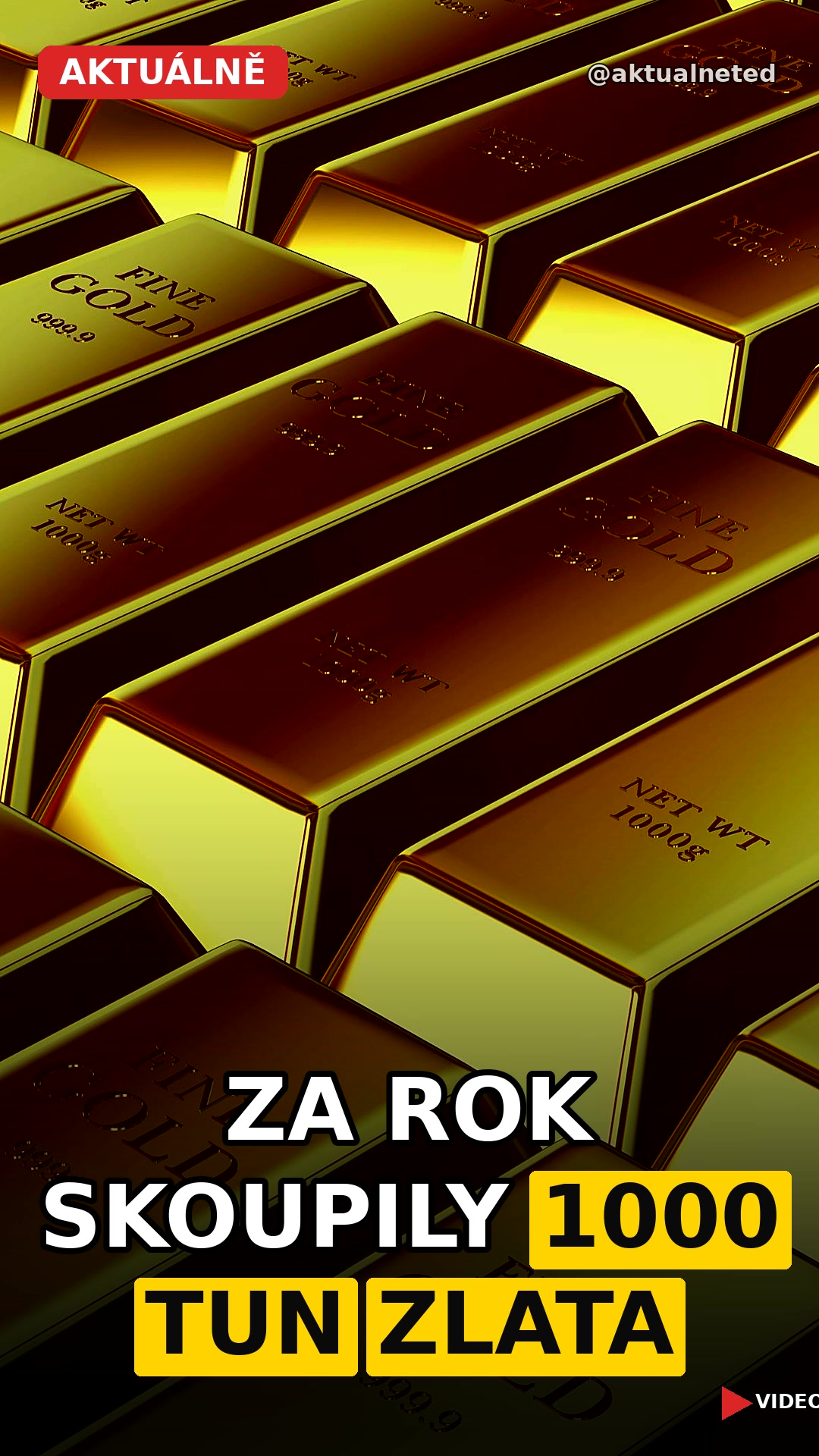 ZA ROK SKOUPILY 1000 TUN ZLATA