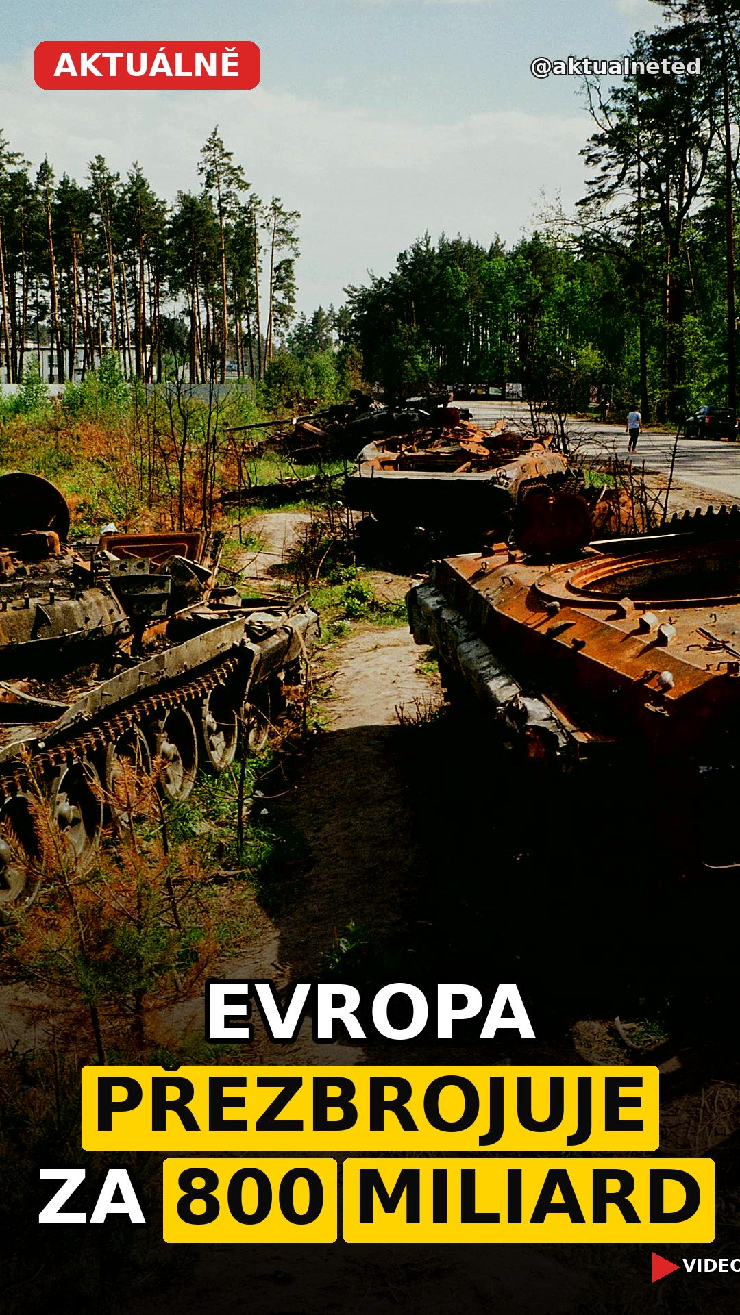 EVROPA PŘEZBROJUJE ZA 800 MILIARD