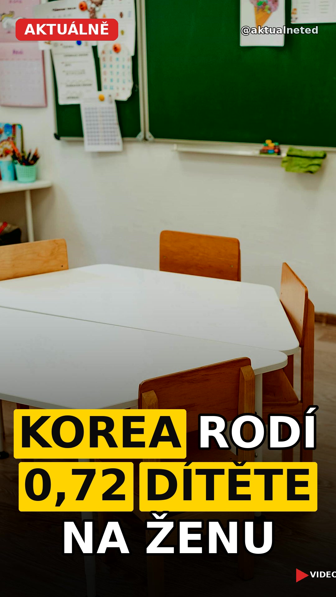 KOREA RODÍ 0,72 DÍTĚTE NA ŽENU