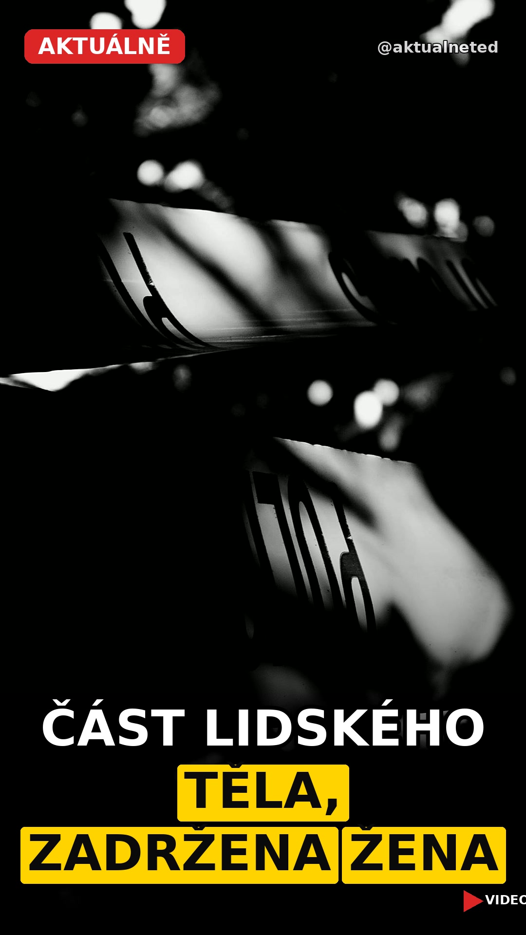 ČÁST LIDSKÉHO TĚLA, ZADRŽENA ŽENA