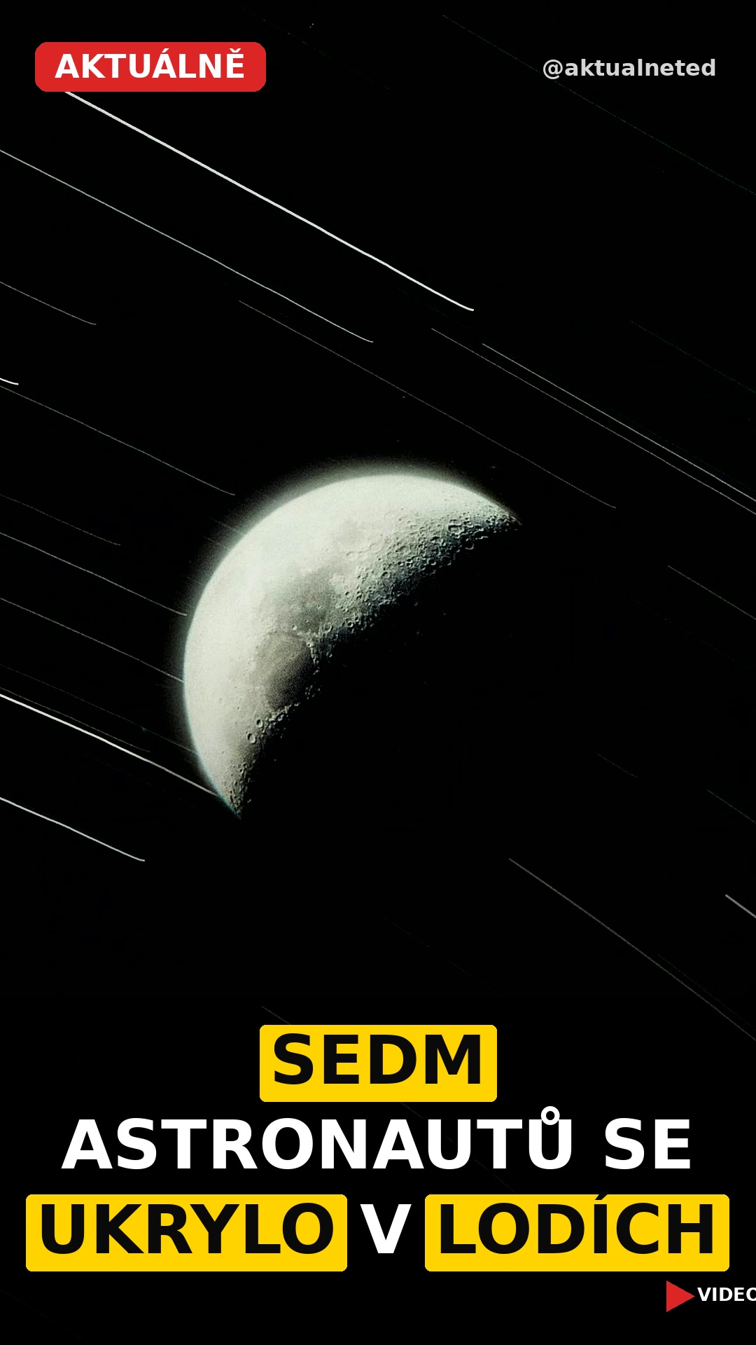 SEDM ASTRONAUTŮ SE UKRYLO V LODÍCH